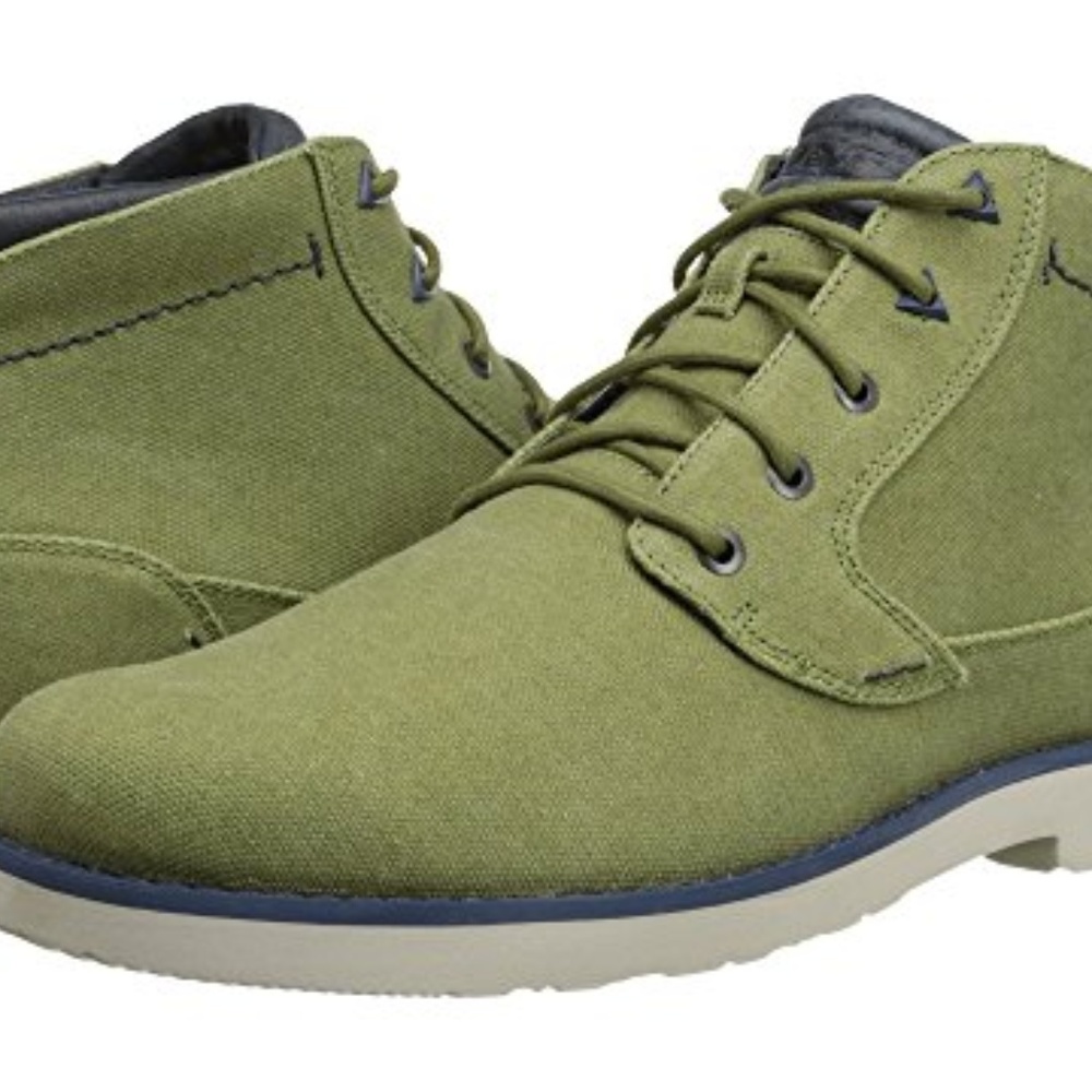 New TEVA Mason Waxed Canvas Ankle Boots Mens Size
